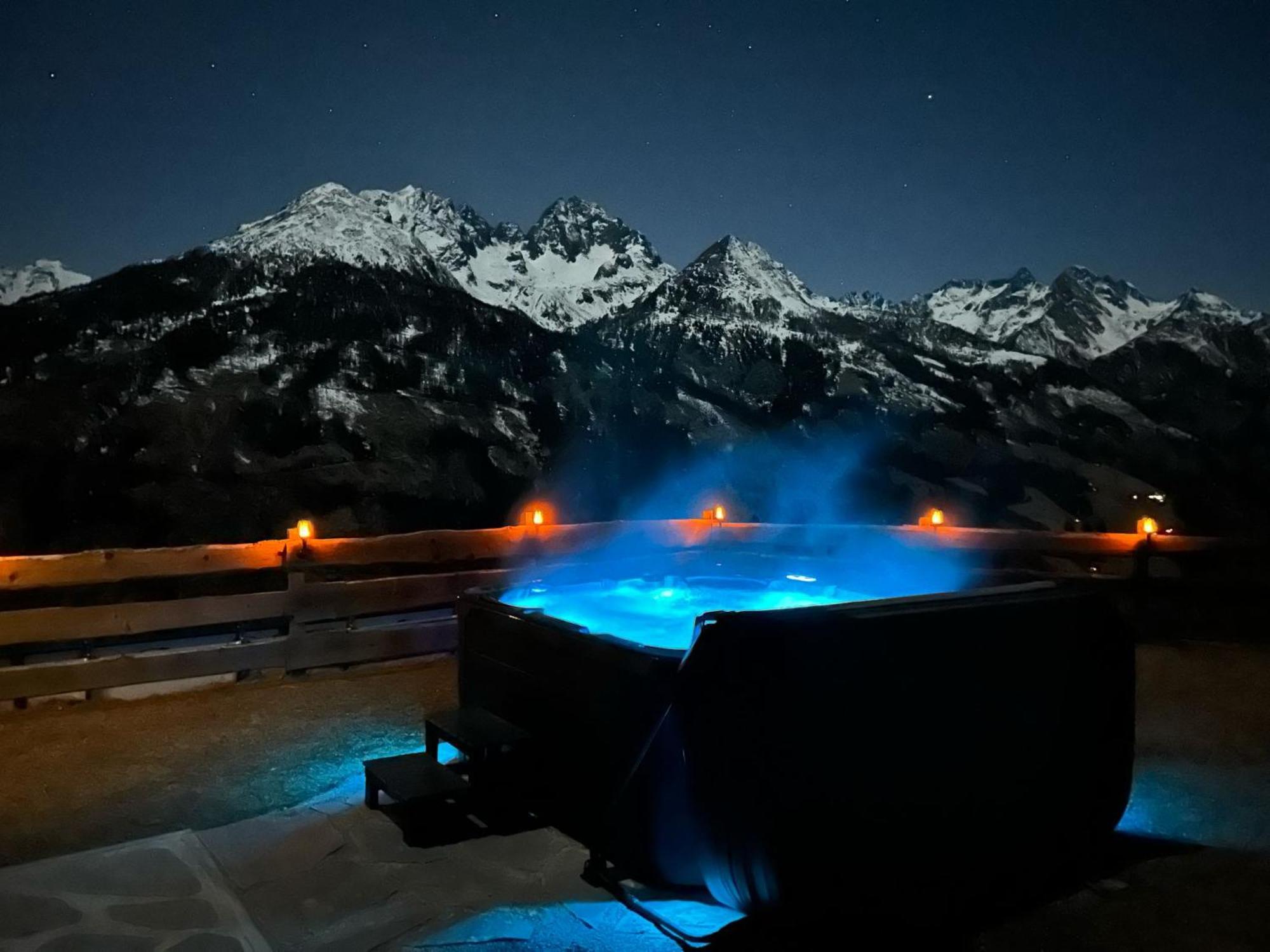 Panorama Berg Chalet Großkirchheim Exterior foto